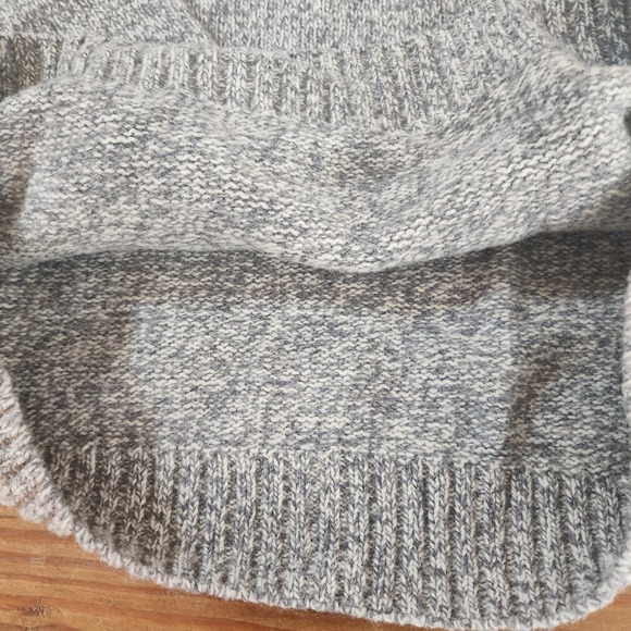 Peter James Pure New Shetland Wool Gray Heather 1/4 Zip Mock Neck‎ Sweater XXL - Picture 6 of 13